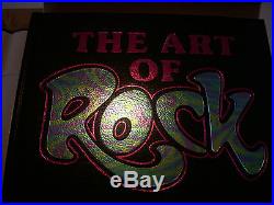 Rare Art Of Rock Presentation Edition Concert Poster Large Table Top Book Mint