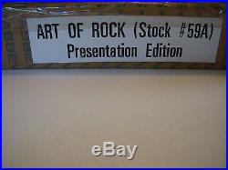 Rare Art Of Rock Presentation Edition Concert Poster Large Table Top Book Mint