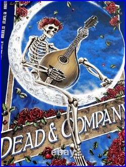 RARE DEAD & AND COMPANY 2017 VIP TOUR AP POSTER S/N #/3100 camden boston chicago