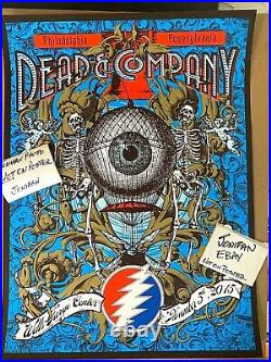 RARE DEAD & AND COMPANY Philadelphia PA 2015 ORIGINAL SCREEN PRINT POSTER