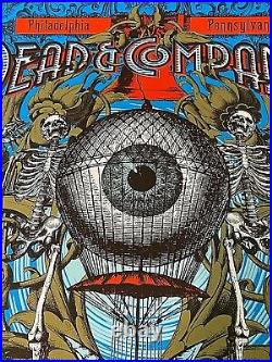 RARE DEAD & AND COMPANY Philadelphia PA 2015 ORIGINAL SCREEN PRINT POSTER