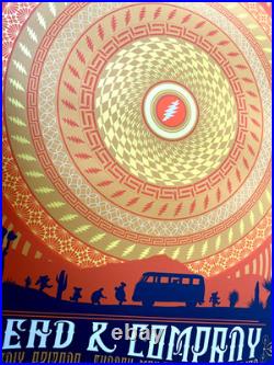 RARE DEAD & AND COMPANY Phoenix AZ 2017 AP POSTER S/N #/100 Signed AUTHENTIC