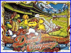 RARE Dead & Company Fenway Park Boston 6/17/17 Matted Concert Art FREESHIPPING