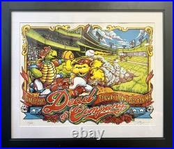 RARE Dead & Company Fenway Park Boston 6/17/17 Matted Concert Art FREESHIPPING