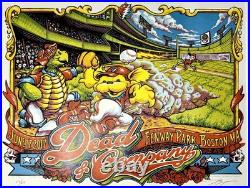 RARE Dead & Company Fenway Park Boston 6/17/17 Matted Concert Art FREESHIPPING