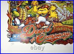 RARE Dead & Company Fenway Park Boston 6/17/17 Matted Concert Art FREESHIPPING