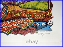 RARE Dead & Company Fenway Park Boston 6/17/17 Matted Concert Art FREESHIPPING