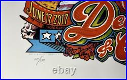 RARE Dead & Company Fenway Park Boston 6/17/17 Matted Concert Art FREESHIPPING