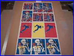 RARE GRATEFUL DEAD SILKSCREEN POSTER SIGNED BY STANLEY MOUSE NOT JERRY GARCIA