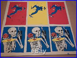 RARE GRATEFUL DEAD SILKSCREEN POSTER SIGNED BY STANLEY MOUSE NOT JERRY GARCIA