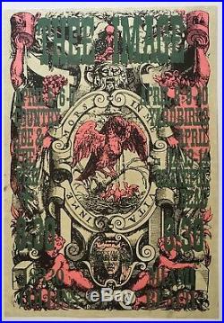RARE Grateful Dead 1968 Miami Poster Yardbirds Jimmy Page BG FD AOR Led Zeppelin