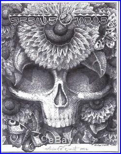 RARE Grateful Dead 1994 Spring Tour Michael Everett SIGNED Poster