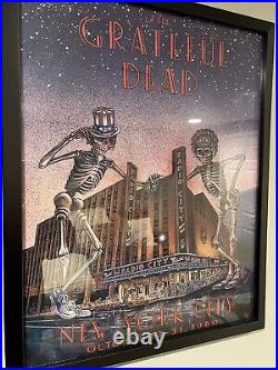 RARE Grateful Dead Poster 1980 NYC Radio City Music Hall (original)