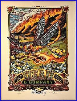 RARE! Matching #set of 2 posters! Grateful Dead and Company 2017 Boulder Masthay