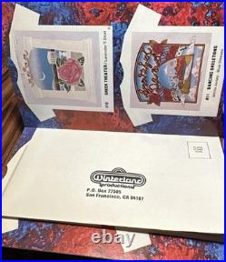RARE Vintage 1982 Winterland Grateful Dead Merch Dead Art Brochure 7x4.25