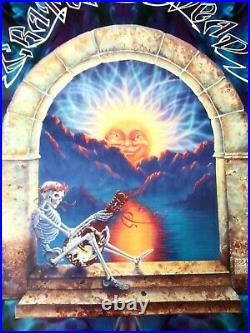 RARE Vintage Grateful Dead LUTE Poster Jerry Garcia OUT OF PRINT Beautiful