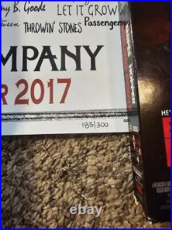 RARE - dead and company summer tour 2017 songs poster 183/300 - RARE