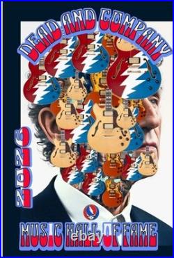 REAR VIP DEAD AND COMPANY guitar and 24X36 Poster