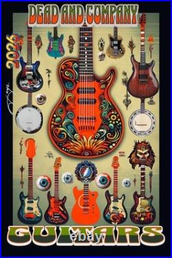 REAR VIP DEAD AND COMPANY guitar and eyes Poster