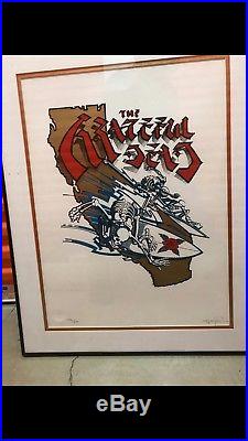 RICK GRIFFIN ORIGINAL SIGNED AND NUMBERED SERIGRAPH GRATEFUL DEAD Stanley mouse