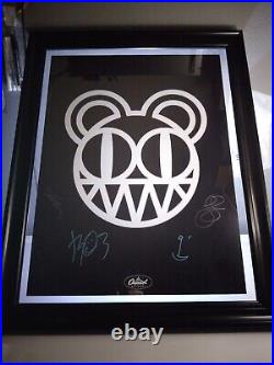 Radiohead Kid A Poster in Float Frame Signed by Band