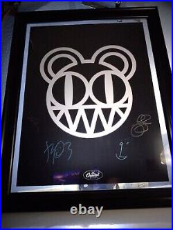 Radiohead Kid A Poster in Float Frame Signed by Band