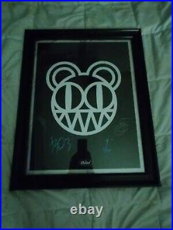 Radiohead Kid A Poster in Float Frame Signed by Band