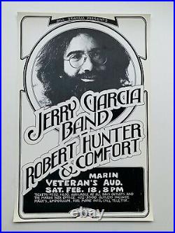 Randy Tuten Jerry Garcia Band and Robert Hunter & Comfort Original 1978 Poster