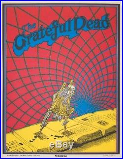 Rare 1960's Grateful Dead Promo Poster AOR 2.190 Bob Fried Deadheads