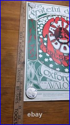 Rare 1966 Grateful Dead Concert Poster Fd-33-3 Avalon Excellent Cond