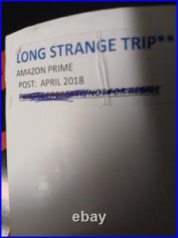 Rare Amazon Prime long strange trip It's Been Grateful Dead movie premiere Poste