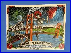 Rare Dead & Company Poster NEW YEAR'S EVE 2019 San Francisco Chase Grateful Dead