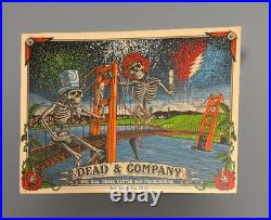 Rare Dead & Company Poster NEW YEAR'S EVE 2019 San Francisco Chase Grateful Dead