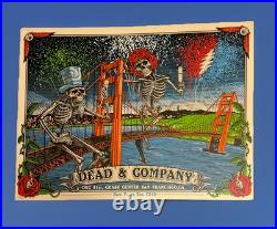 Rare Dead & Company Poster NEW YEAR'S EVE 2019 San Francisco Chase Grateful Dead