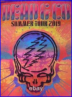 Rare Dead & Company Tour Poster 2019 Fluorescent Silkscreen S/N Kii Arons Stealy