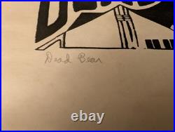 Rare Fan Created Poster Grateful Dead 1983 Alfond Arena Orono Univ Maine Rare Fan Created Poster Grateful Dead 1983 Alfond Arena Orono Univ Maine