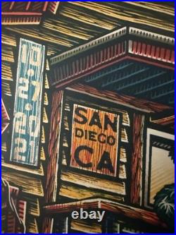 Rare Grateful Dead Co Poster Suburban Avenger 2021 Chula Vista LUKE MARTIN