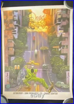 Rare Grateful Dead & Company Poster San Francisco Chase Center 12/30/19 Bob Weir