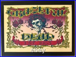 Rare Grateful Dead Est. 1965 Print Signed Scott McDougall #104/250