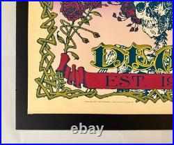 Rare Grateful Dead Est. 1965 Print Signed Scott McDougall #104/250