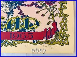 Rare Grateful Dead Est. 1965 Print Signed Scott McDougall #104/250
