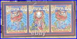 Rare Grateful Dead Fare Thee Well Gd50 Munk One Set Of 3 Vip Posters