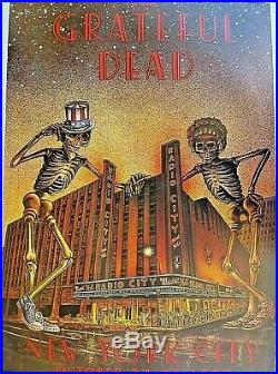 Rare Grateful Dead New York City 1980 Vintage Orig Music Concert Promo Poster
