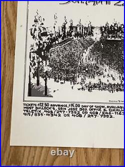 Rare Grateful Dead Original Spartan Stadium 1979 Brent's 1st Show Concert Poster