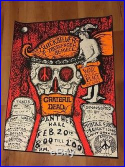 Rare Grateful Dead Panther Hall Poster