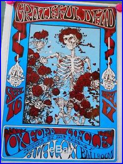 Rare- Grateful Dead-fd 26-4 -jerry Garcia-registered Print-not Bootleg