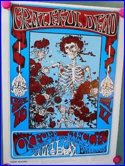Rare- Grateful Dead-fd 26-4 -jerry Garcia-registered Print-not Bootleg