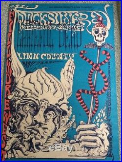 Rare Grateful dead poster Quicksilver Lee Conklin BG 144 bill graham Fillmore
