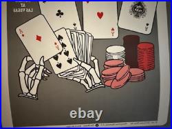 Rare Origina Grateful Dead Santana Promotional Double Sided Concert Poster 1991