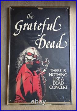 Rare Original 1980 Grateful Dead Mississippi River Festival Concert Poster